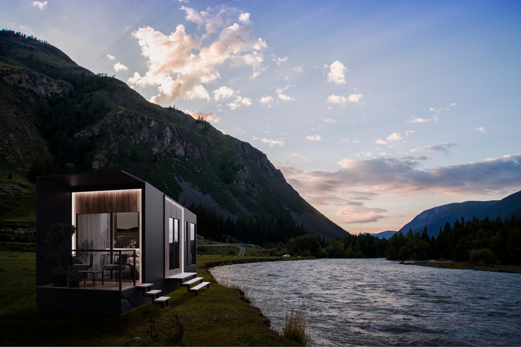 Tiny House, Container Haus, Modulhaus, Minihaus, 16.72 m² - für 2 Personen - Modell 0 Tiny House, Container Haus, Modulhaus, Minihaus, 16.72 m² - für 2 Personen - Modell 0