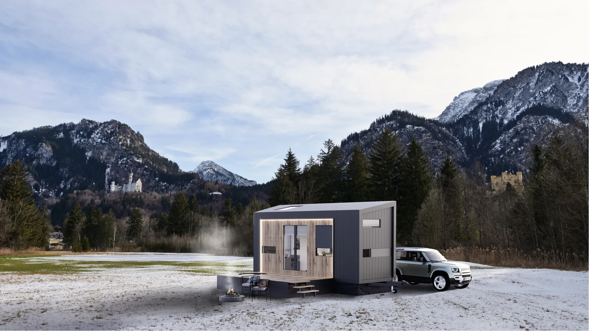 Tiny House, Container Haus, Modulhaus, Minihaus, 17.82 m² -für 2 Personen- Modell D Tiny House, Container Haus, Modulhaus, Minihaus, 17.82 m² -für 2 Personen- Modell D