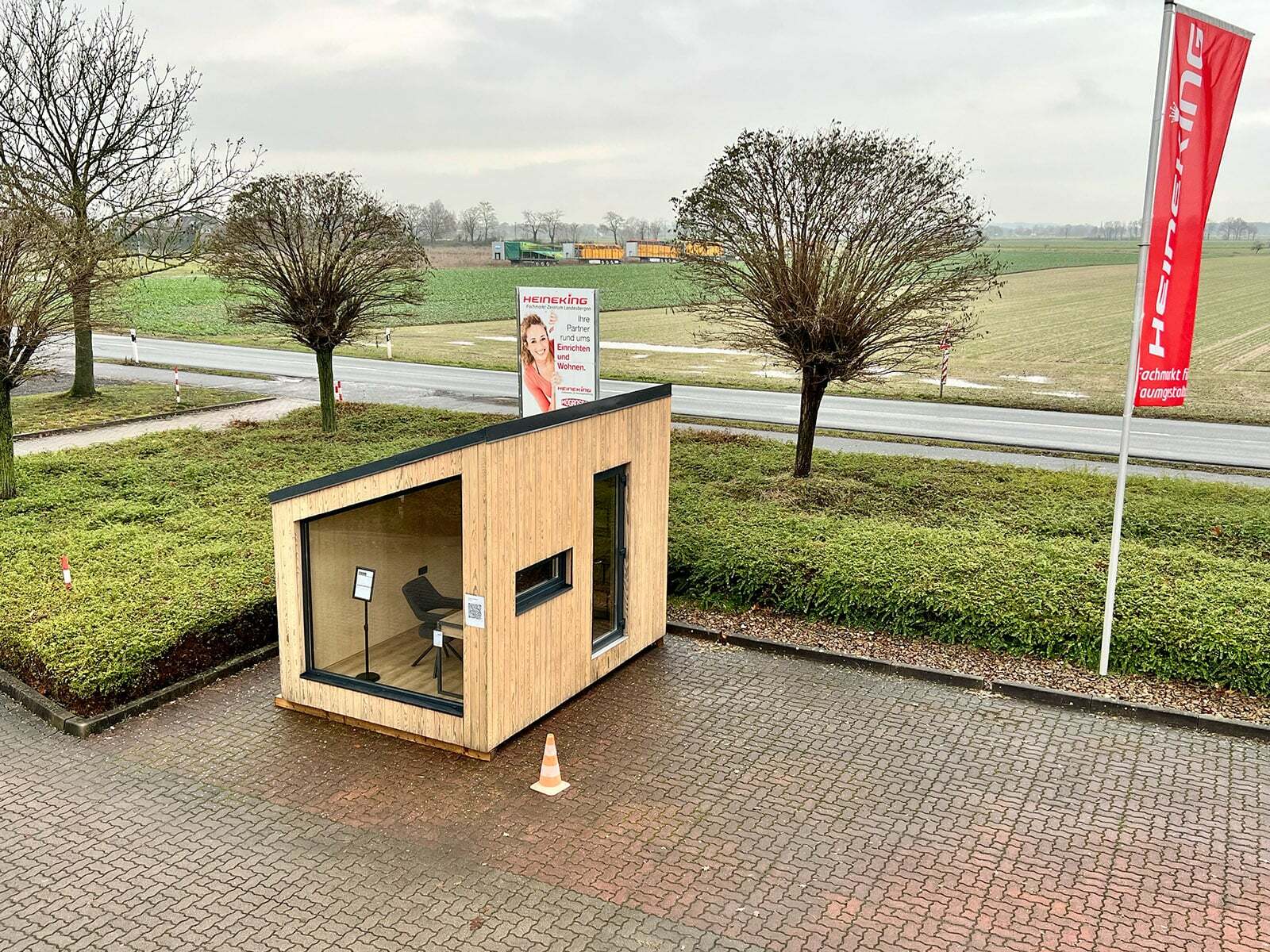 Tiny House - Modulhaus - Wohncontainer - Gartenhaus - 6,72 m²-Cube Modell