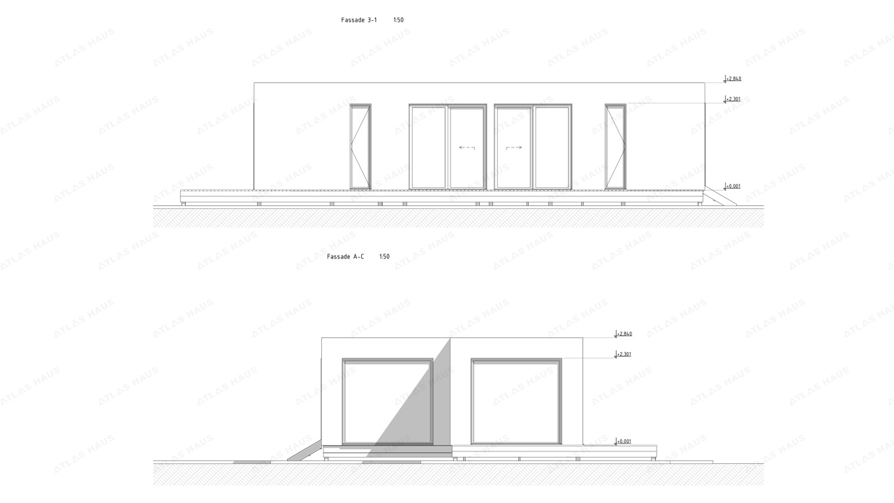 Tiny House - Modulhaus - Minihaus, Fertighaus - 69,36 m² - Energieeffizient - SIP-Modell