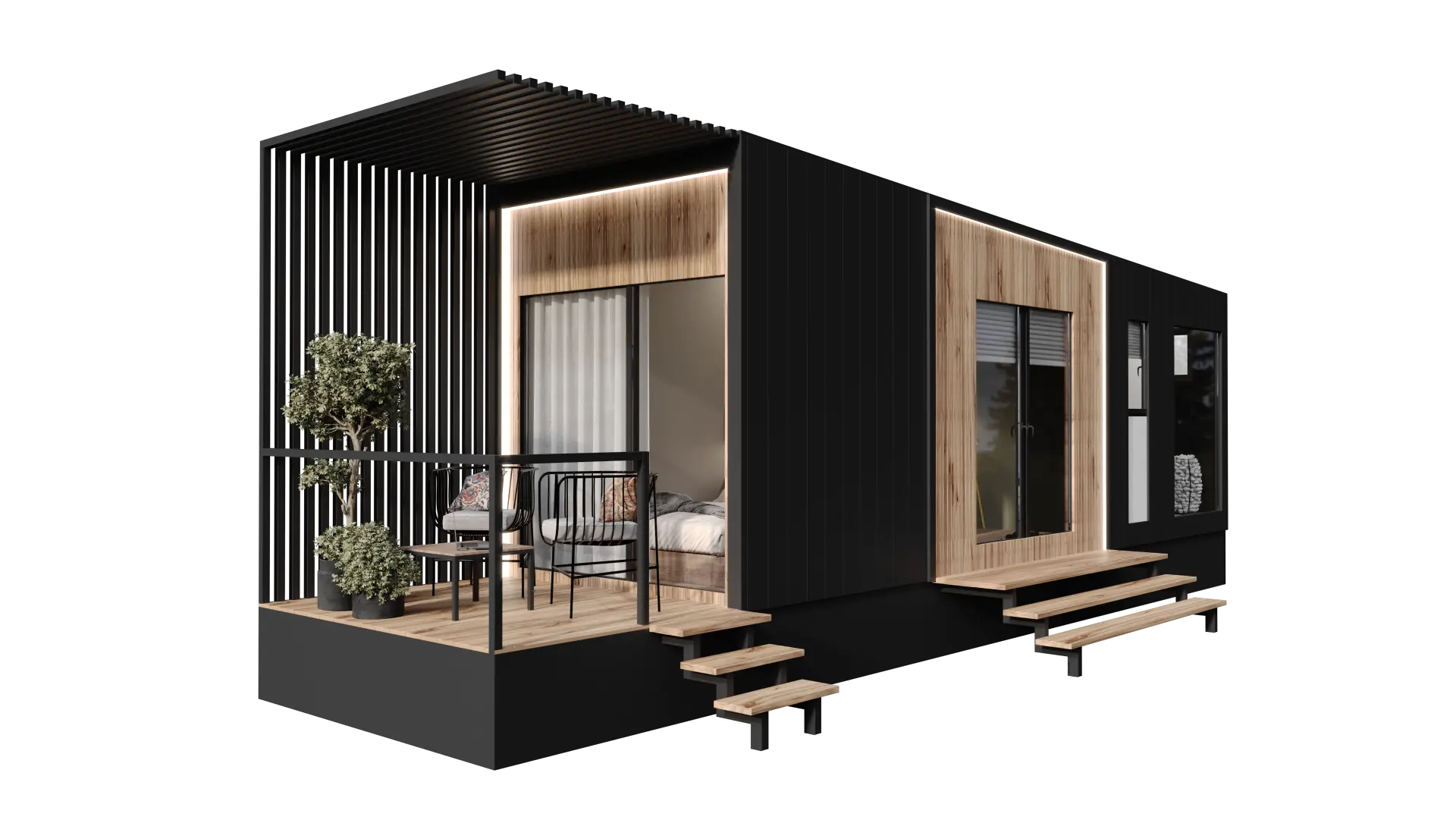Tiny House, Container Haus, Modulhaus, Minihaus, 16.72 m² - für 2 Personen - Modell 0 Tiny House, Container Haus, Modulhaus, Minihaus, 16.72 m² - für 2 Personen - Modell 0
